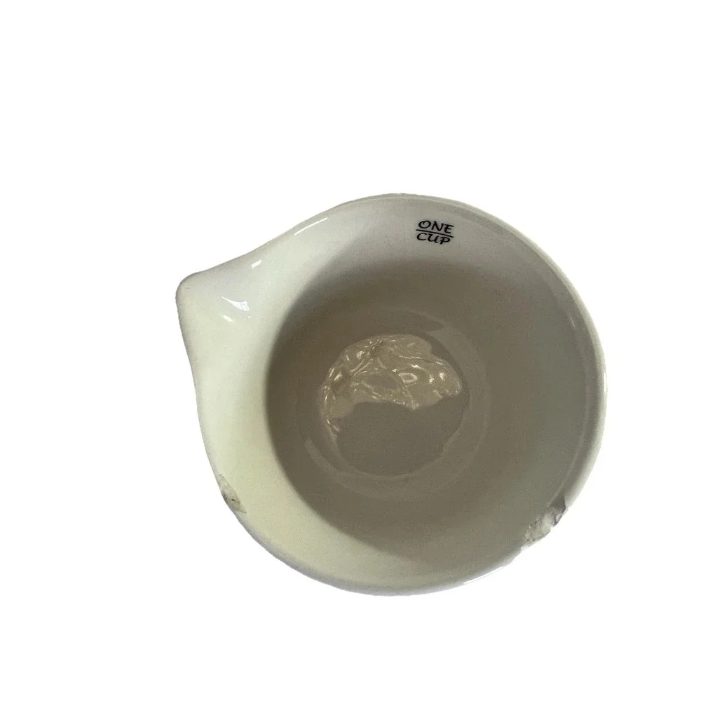 Robert Stanley Black & White Plaid 3 Set Measuring Cups 1/2‎ Cup 1/4 Cup 1/3 cup